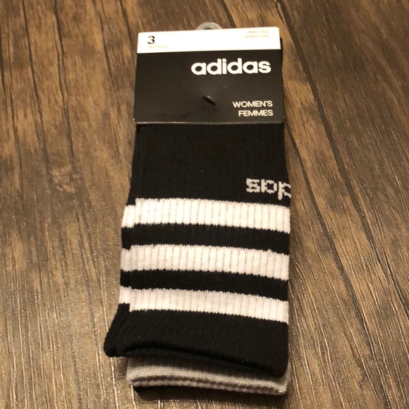 Adidas Women Socks (3 pack) - Picture 1 of 5